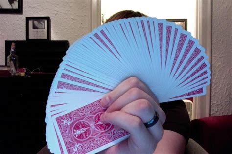 how to fan cards|deck of cards fanned out.